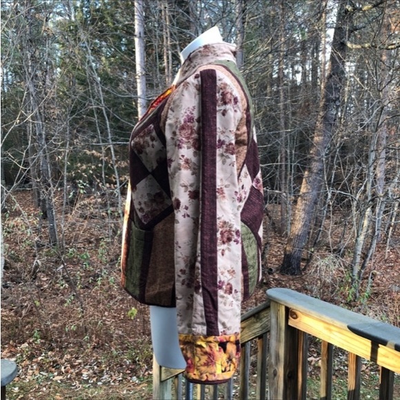 Handmade quilted reversible jacket size - Picture 9 of 9